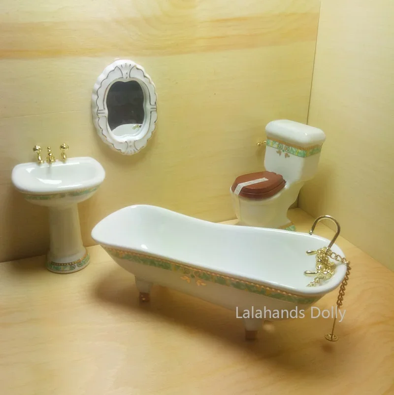 4pcs/set Dollhouse Mini Creati - Home Bathroom Supplies recension och pris